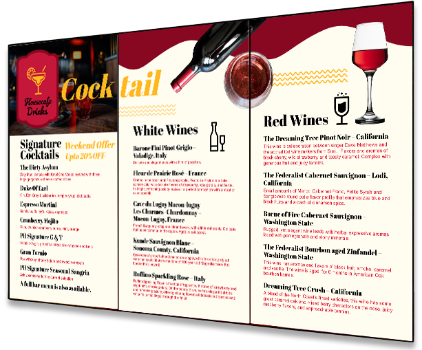 Digital Menu Boards in Houston | HD2menus