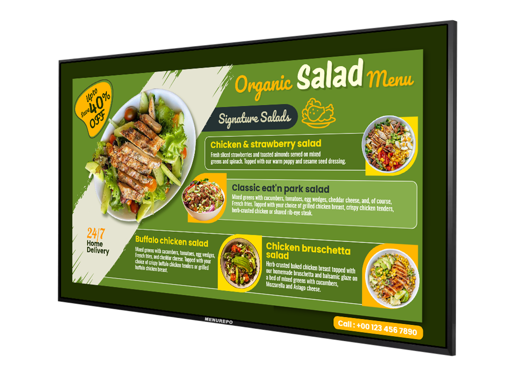 Creative menu designs for salad-based dishes