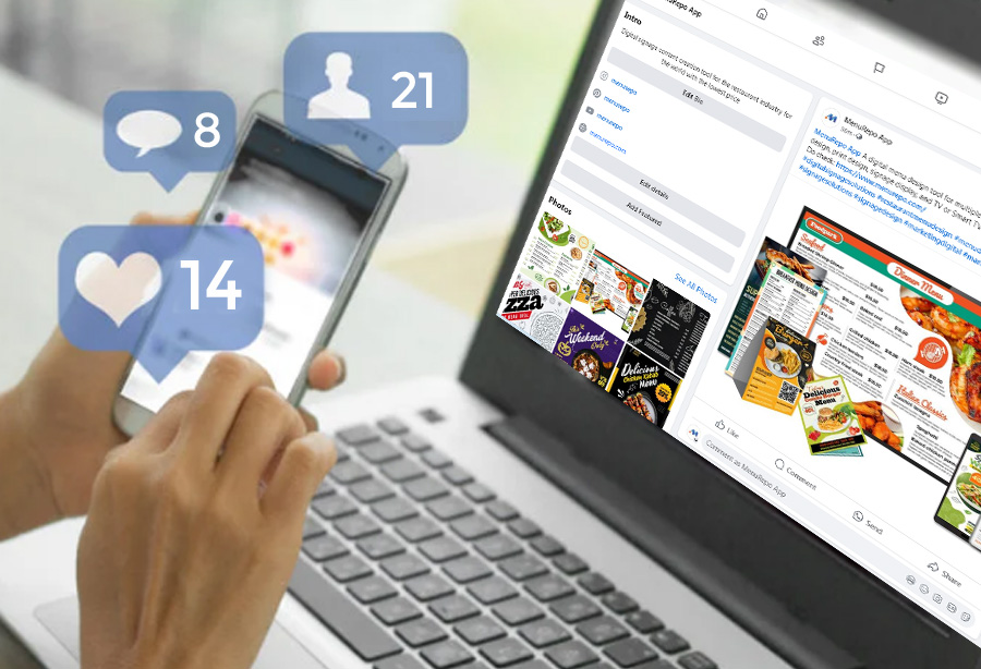 Facebook post and profile banner design tool