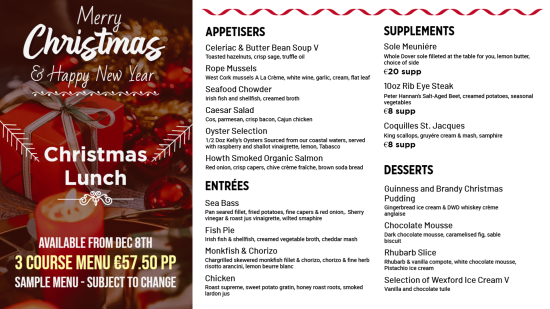 Happy Christmas and New Year Rotate Menu