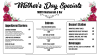 Happy Mother's Day Menu design Ideas