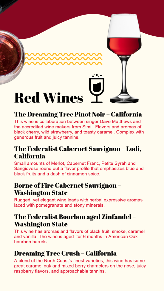 Wine Digital Menu