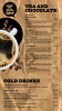 Tea & Coffee digital menu digital menu board