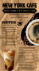 Tea & Coffee digital menu template digital menu board