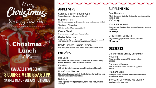 Merry Christmas Texas signage menu